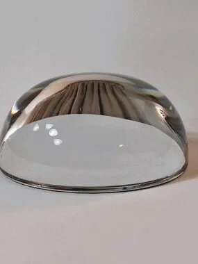 Accents | Vintage Punch Studio Crystal Dome Monogram Paperweight Letter ...